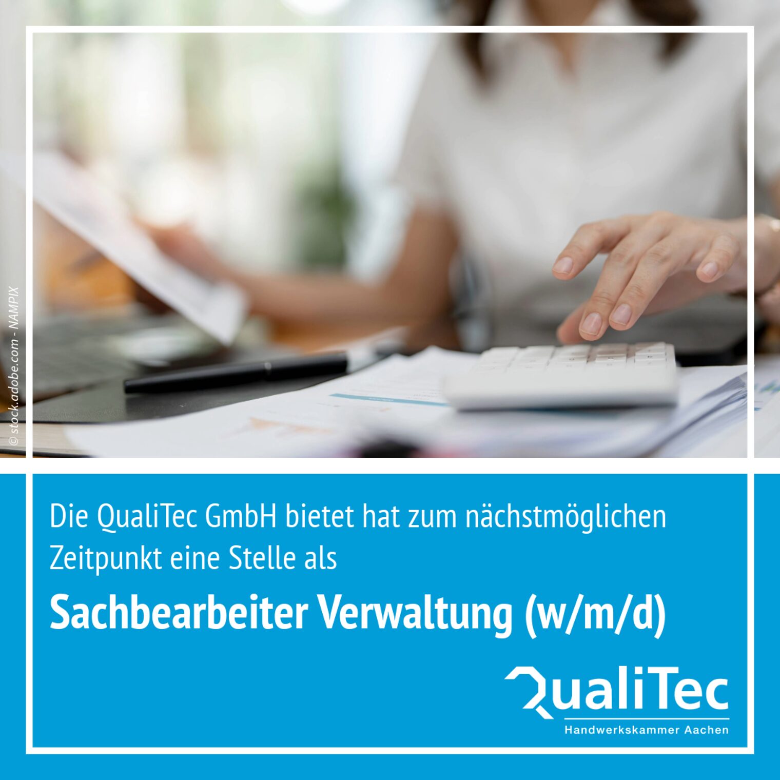 Stellenangebot Sachbearbeiter Verwaltung (w/m/d)