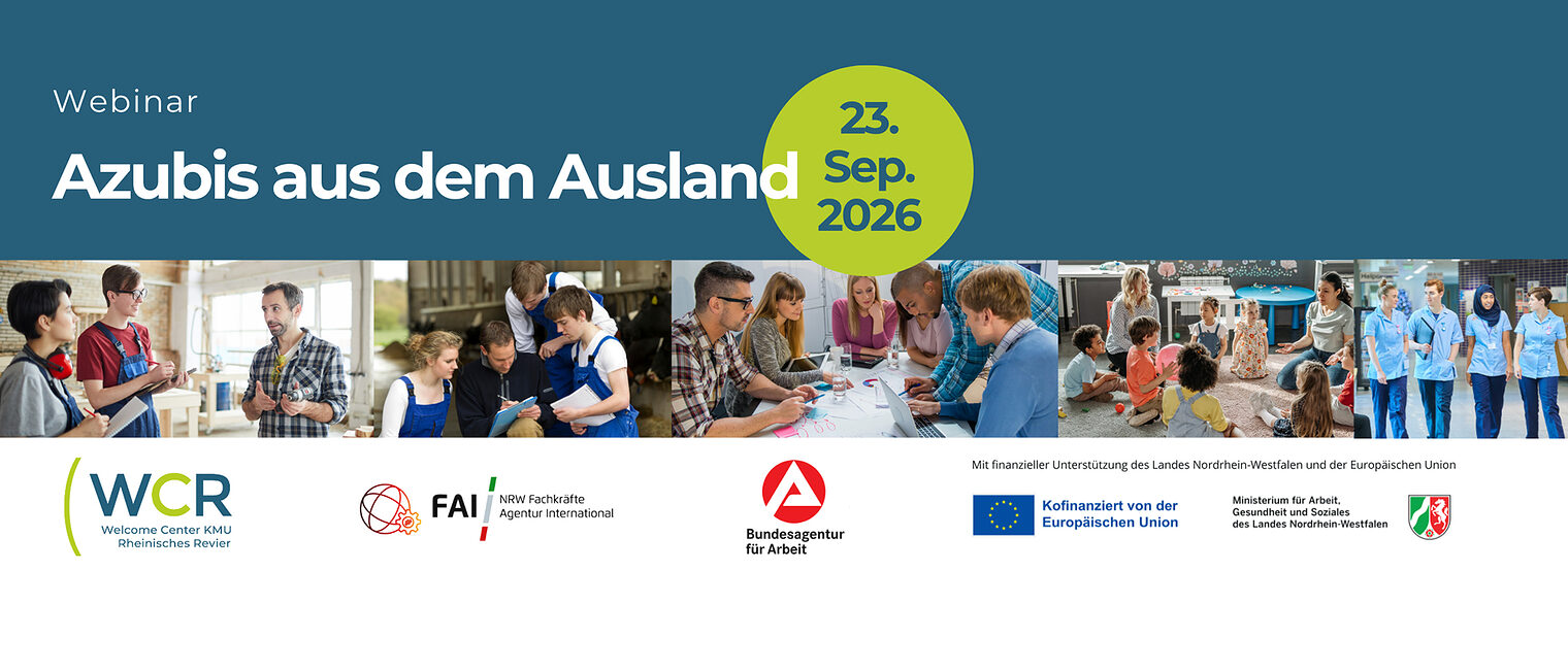 Internationale Auszubildende gewinnen und erfolgreich integrieren Kostenfreies Webinar für Unternehmen am 23. September 2026